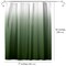 Americanflat 71x74 Ombre Green Shower Curtain - Water Resistant - Polyester Fabric